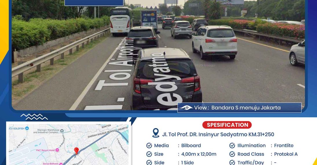 Tol Sedyatmo KM 31.200